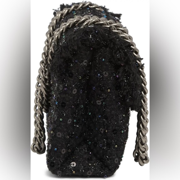 KURT GEIGER LONDON Mini Brixton Black Lock Bag - Picture 6 of 8